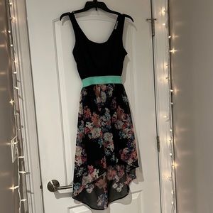 Charlotte Russe Backless Floral Dress